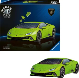 3D puzzle Ravensburger Iconics: Lamborghini Huracán EVO 158 dílků