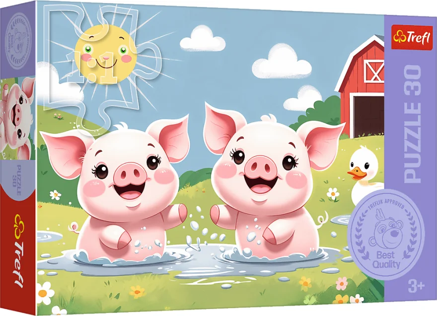 Puzzle pro děti Trefl 30 dílků Šťastný život na venkově