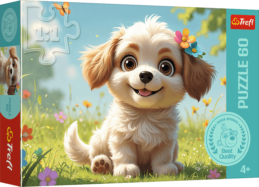 Trefl puzzle štěňátko 60 dílků