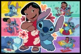 Puzzle pro děti Trefl 2x200 dílků Lilo&Stitch: Stitchův šťastný život 2v1