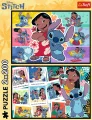 Puzzle pro děti Trefl 2x200 dílků Lilo&Stitch: Stitchův šťastný život 2v1