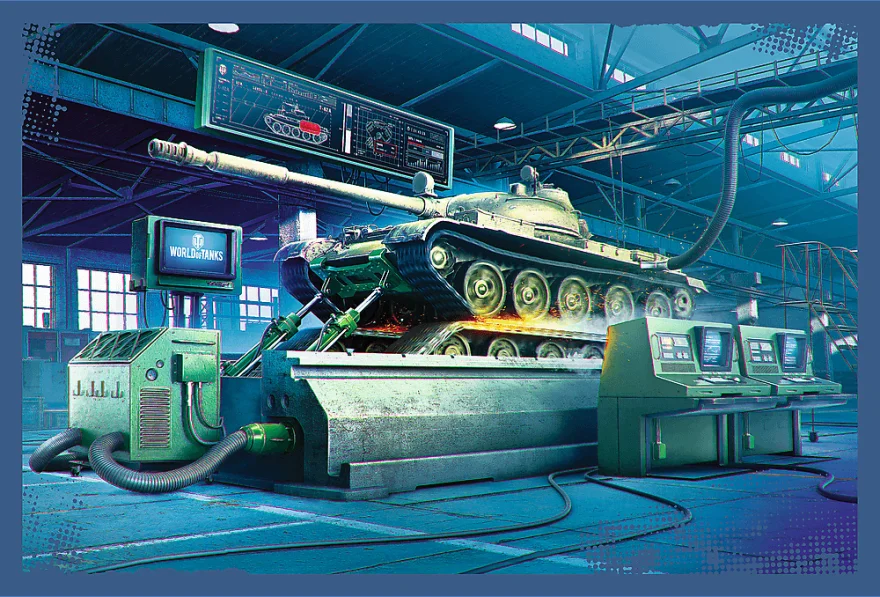 Puzzle Trefl 2x200 dílků World of Tanks: Opancéřovaná mise 2v1