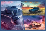 Puzzle Trefl 2x200 dílků World of Tanks: Opancéřovaná mise 2v1