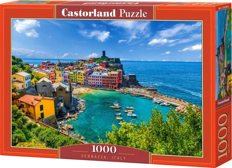 Puzzle Castorland 1000 dílků Vernazza, Itálie