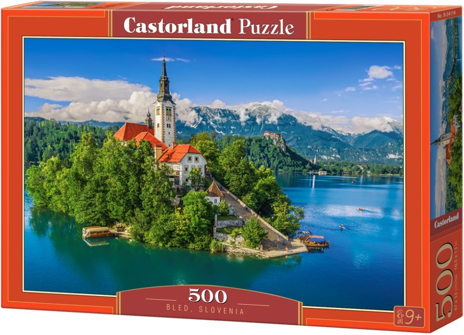 Puzzle Castorland 500 dílků Bled, Slovinsko