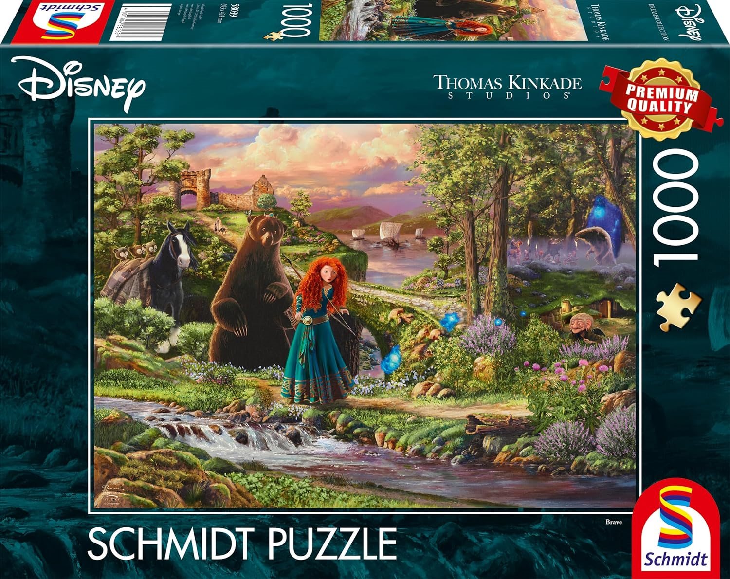 SCHMIDT Puzzle Rebelka: Merida 1000 dílků