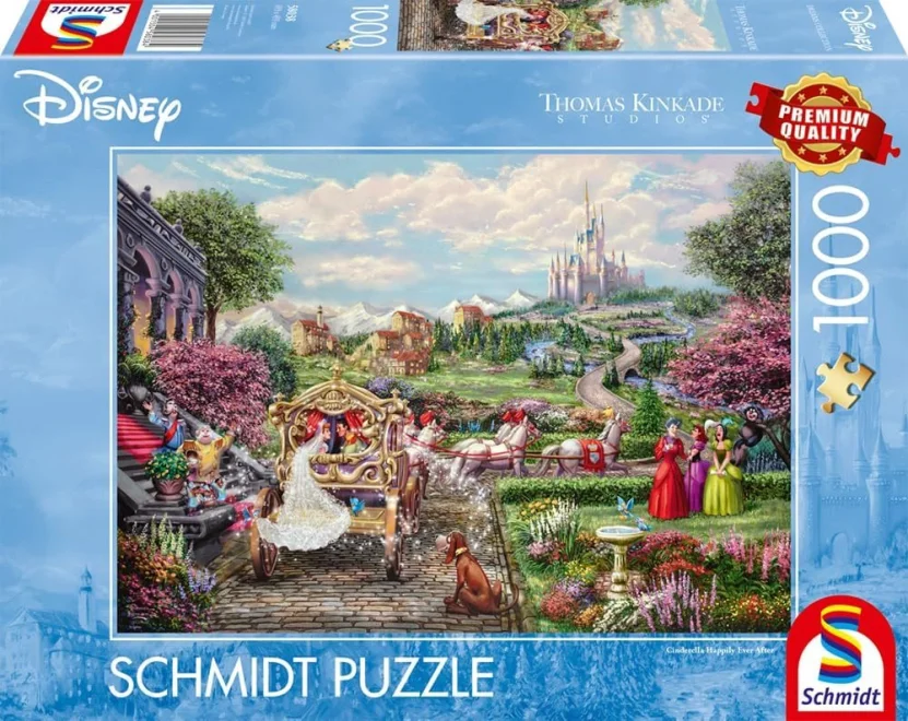 Puzzle Schmidt 1000 dílků Popelka: Šťastně až na věky