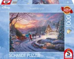 Puzzle Schmidt 1000 dílků Popelka: Vezeme domů vánoční stromeček