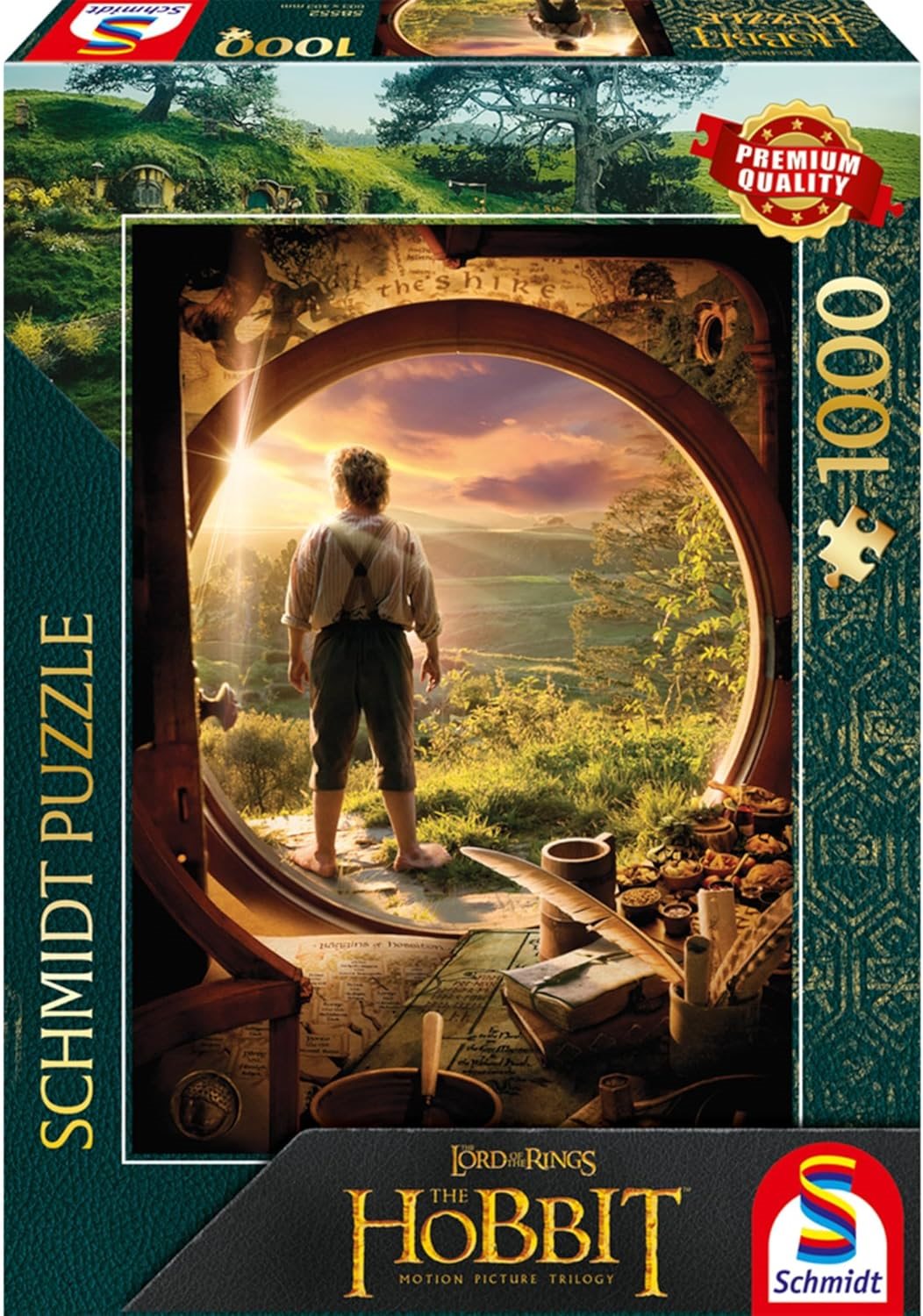 Puzzle Hobbit: Opuštění Bag End 1000 dílků