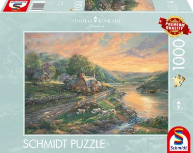 Puzzle Schmidt 1000 dílků Rozbřesk ve Smaragdovém údolí