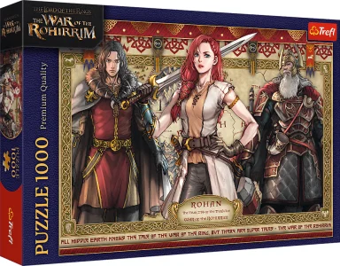 Puzzle Trefl 1000 dílků Pán prstenů: Válka Rohirů