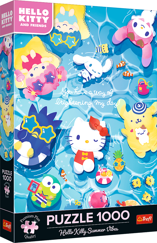 Puzzle Trefl 1000 dílků Hello Kitty: Letní nálada