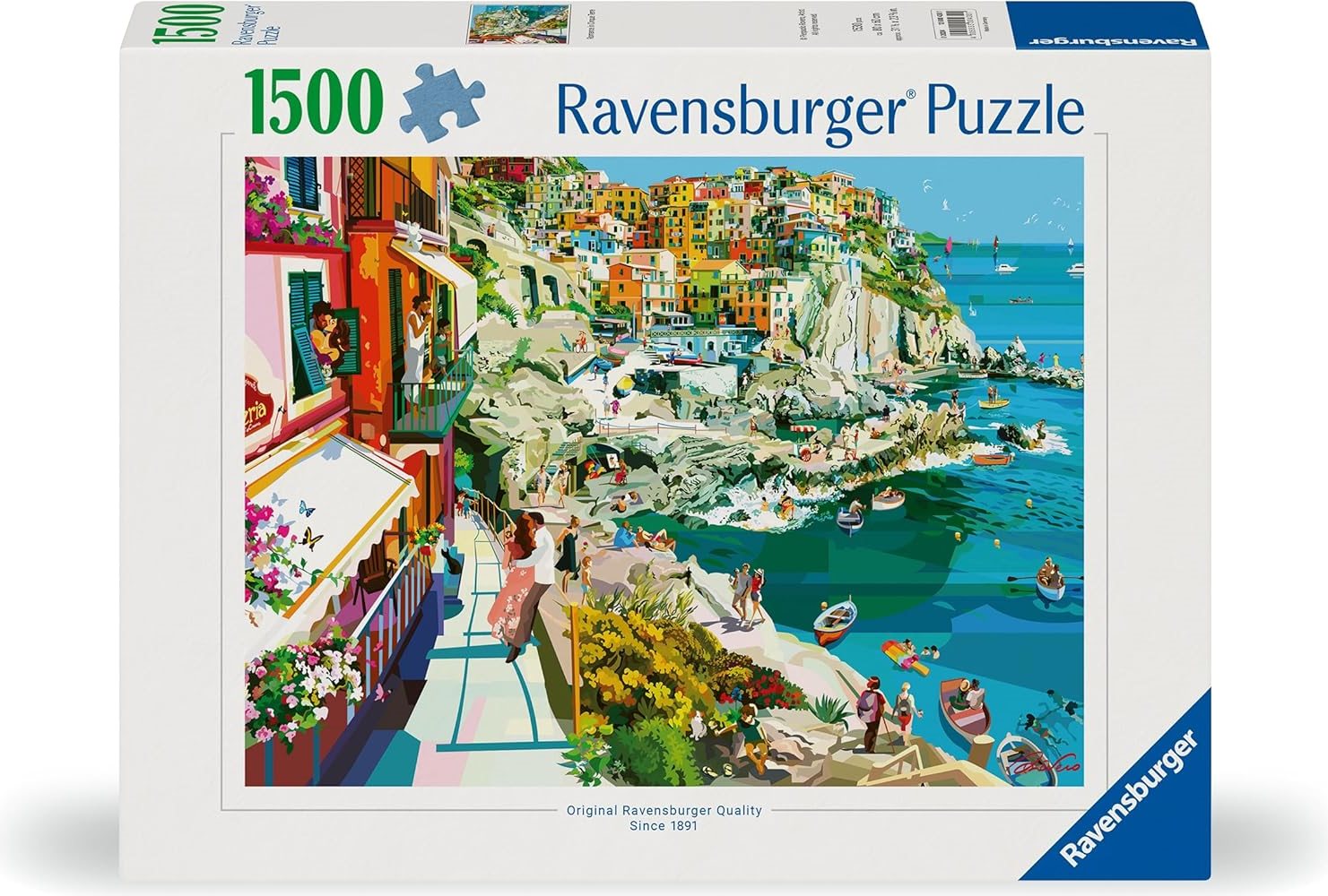RAVENSBURGER Romantika v Cinque Terre 1500 dílků