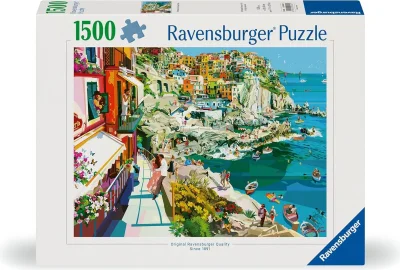 Puzzle Ravensburger 1500 dílků Romantika v Cinque Terre