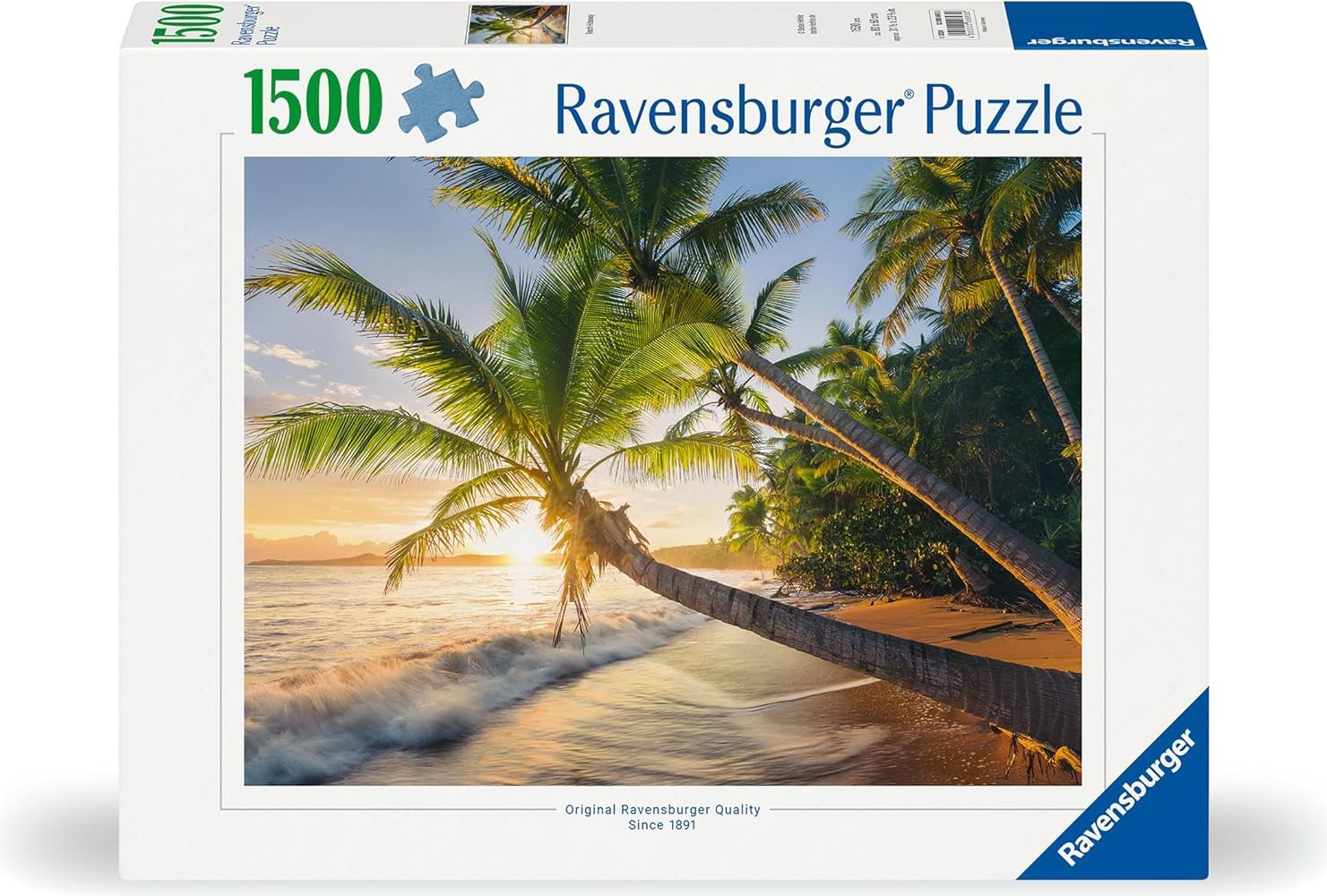 Puzzle Ravensburger 1500 dílků Skrýš na pláži