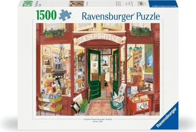 Puzzle Ravensburger 1500 dílků Knihkupectví Wordsmith's