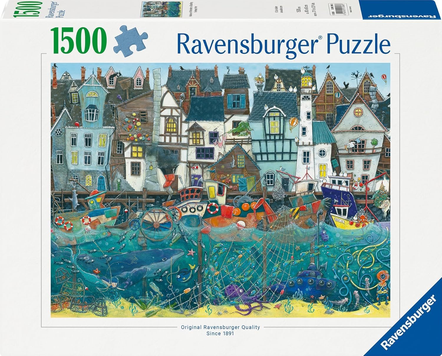 Ravensburger puzzle Báječný přístav 1500 dílků