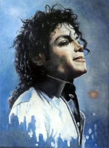 Diamantové malování Norimpex 40x30 cm Král popu Michael Jackson