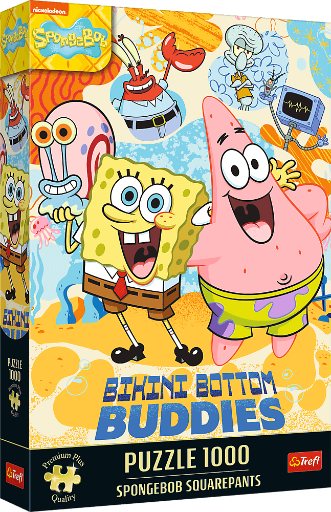 Puzzle Trefl 1000 dílků Spongebob v kalhotách