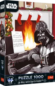 Puzzle Trefl 1000 dílků Star Wars: Vánoce s Darth Vaderem