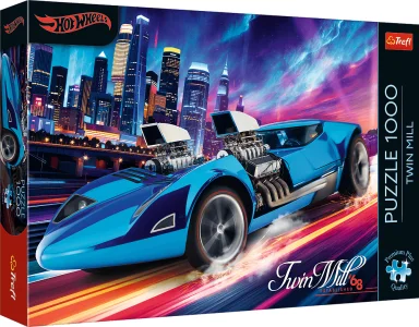 Puzzle Trefl 1000 dílků Hot Wheels: Twin Mill