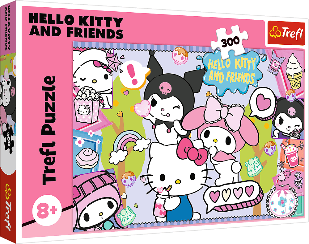 Puzzle Hello Kitty Bláznivé trio 300 dílků