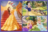 Puzzle pro děti Trefl 2x70 dílků Princezny: Pohádkové dny 2v1
