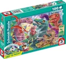 Puzzle pro děti Schmidt 100 dílků Malí dinosauři, velká dobrodružství