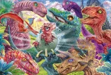 Puzzle pro děti Schmidt 100 dílků Malí dinosauři, velká dobrodružství