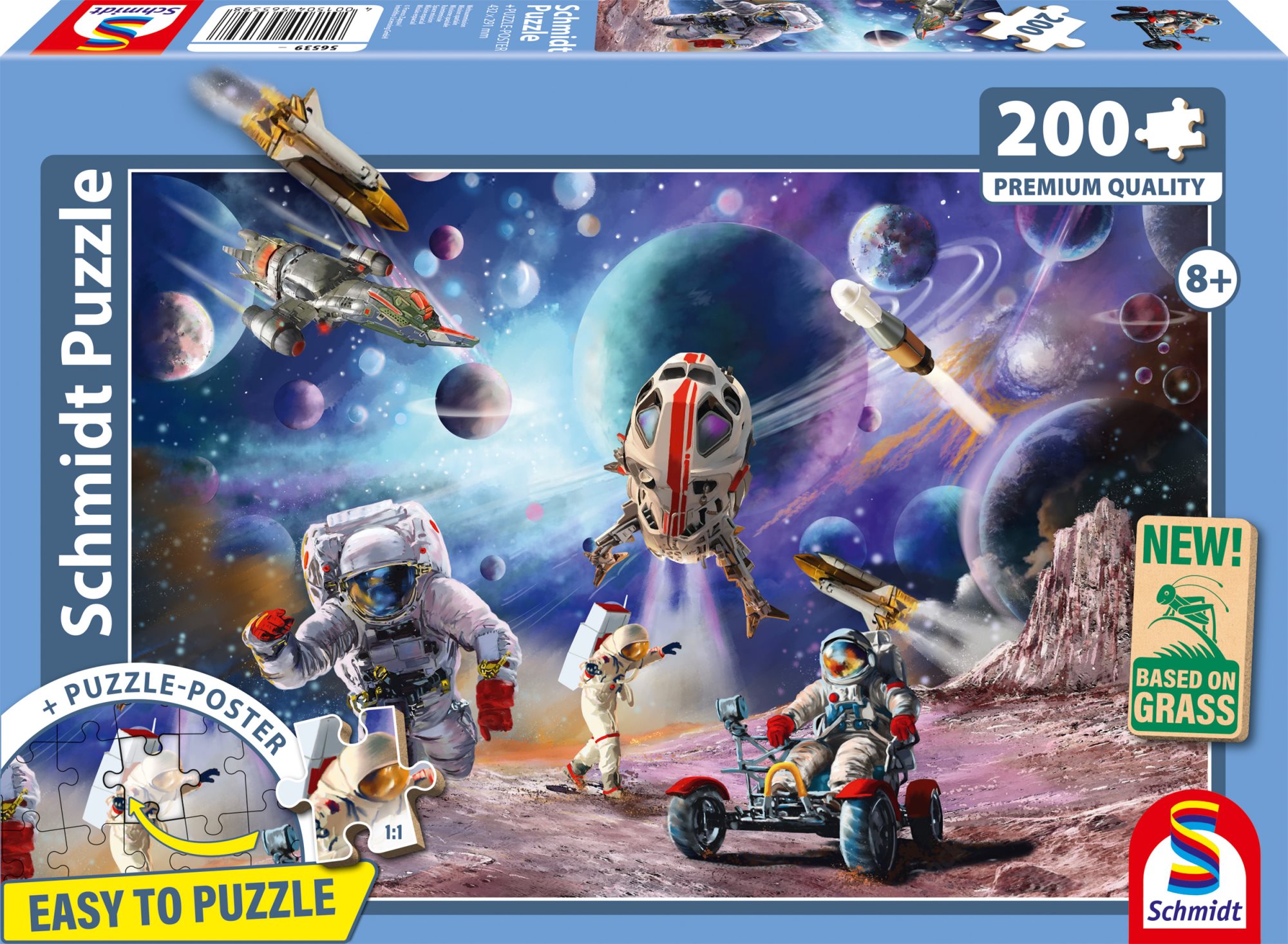Puzzle Vesmírná mise 200 dílků