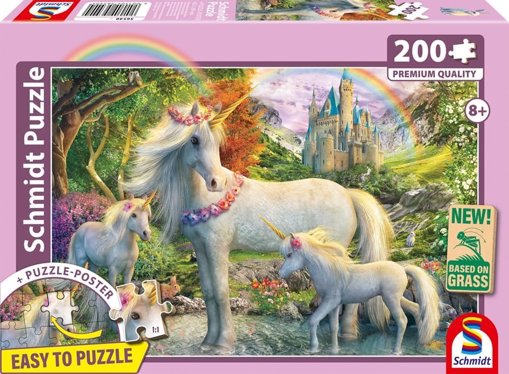Puzzle Jednorožec s mláďaty