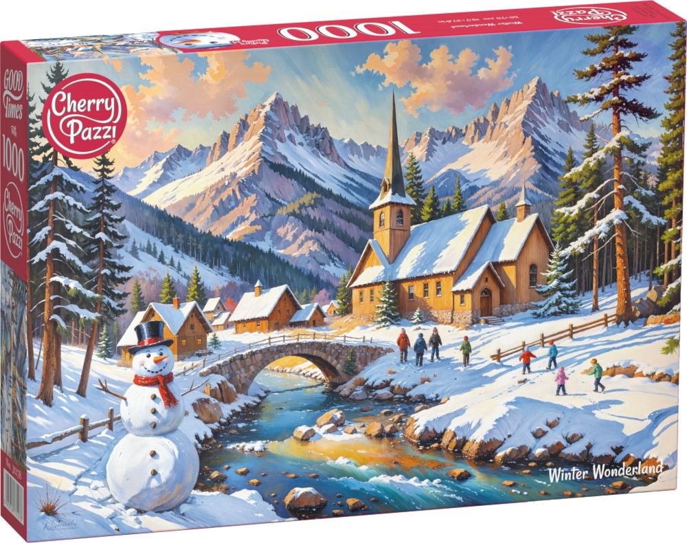 Puzzle Cherry Pazzi 1000 dílků Zimní říše divů