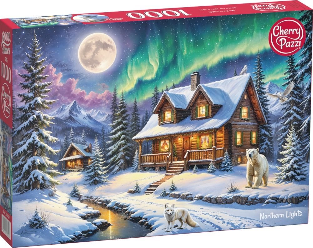 Puzzle Cherry Pazzi 1000 dílků Polární záře