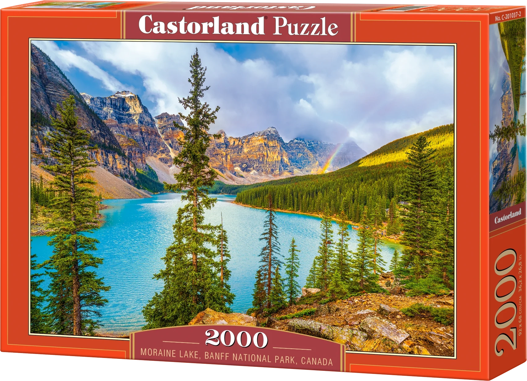 Puzzle CASTORLAND Moraine Lake, Kanada – 2000 dílků