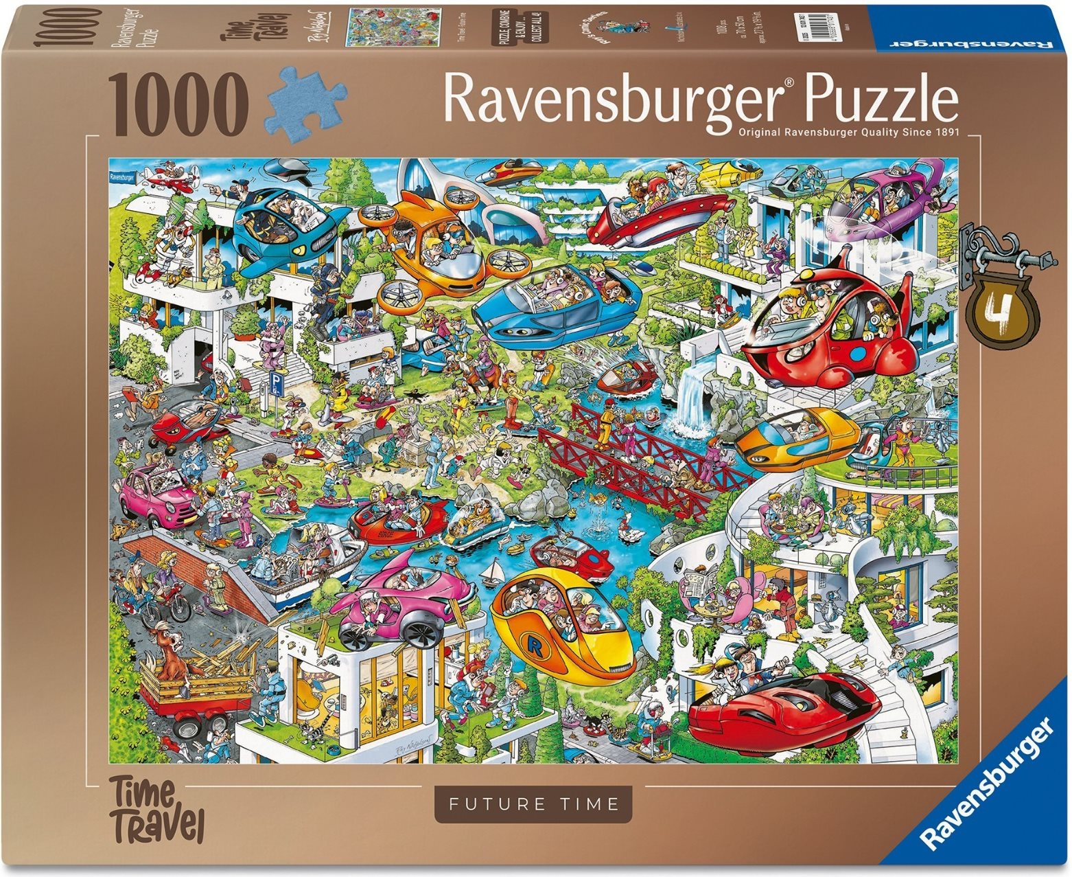 Puzzle RAVENSBURGER Ray’s Comic – Budoucnost, 1000 dílků