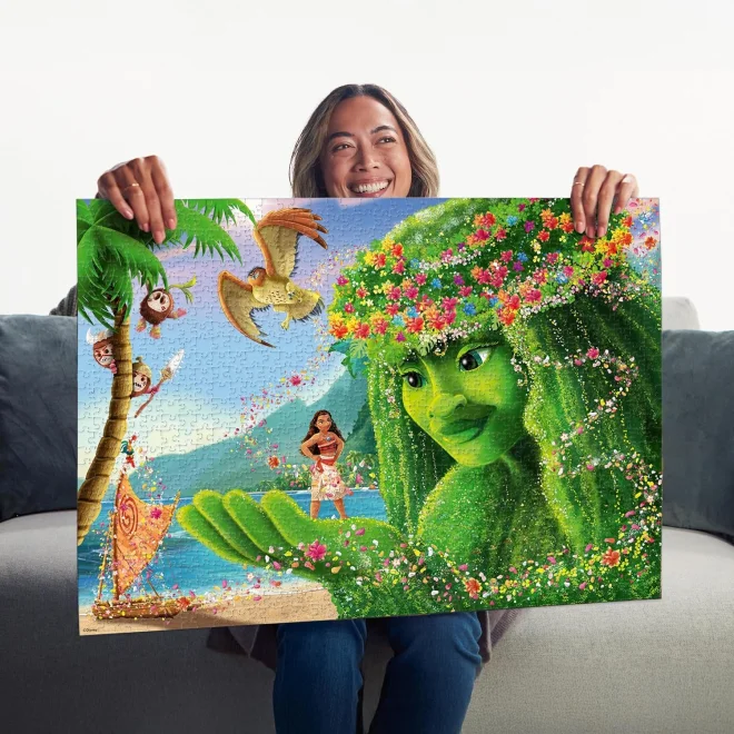 Puzzle Ravensburger 1000 dílků Disney Odvážná Vaiana (2016)