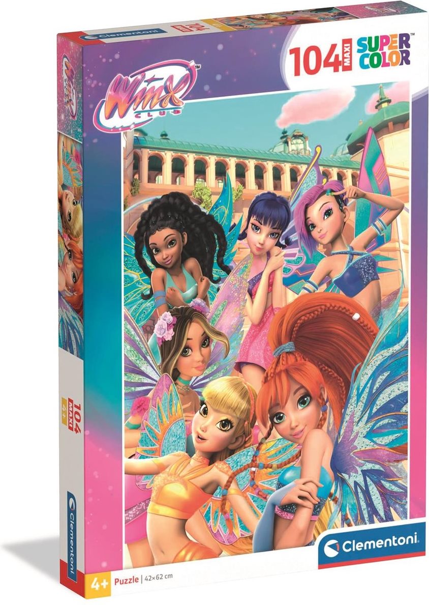 Clementoni puzzle Winx maxi 104 dílků