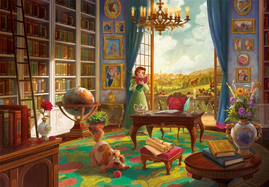 Puzzle Clementoni 500 dílků Disney princezny - Na věky: Belle