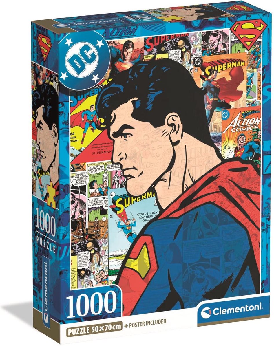 Puzzle SUPERMAN hrdina 1000 dílků
