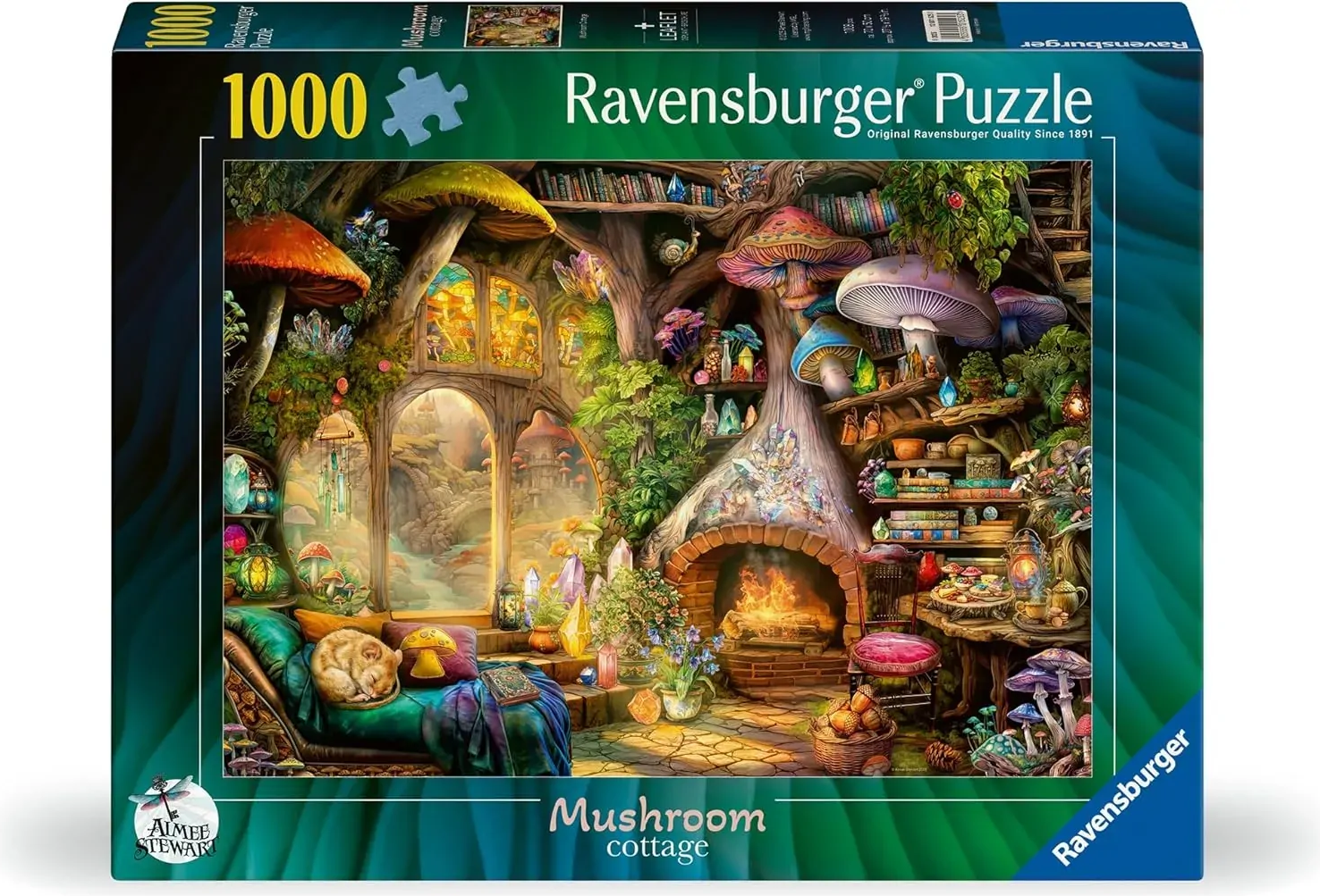 Ravensburger puzzle Houbová chaloupka 1000 dílků
