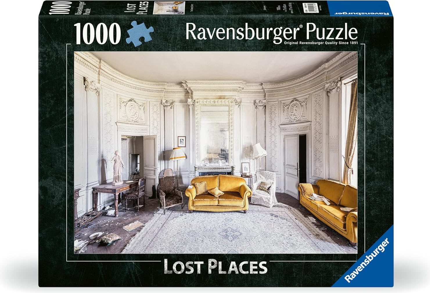 Puzzle Ravensburger 1000 dílků Ztracená místa: Bílý pokoj