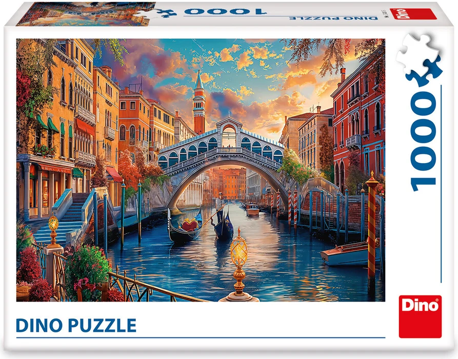 puzzle malované benátky 1000 dílků