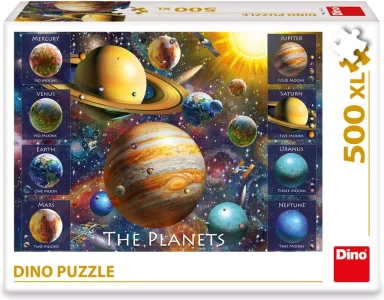 Puzzle Dino 500 XL dílků Osm planet