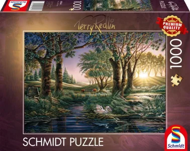 Puzzle Schmidt 1000 dílků Ranní kouzlo u jezera