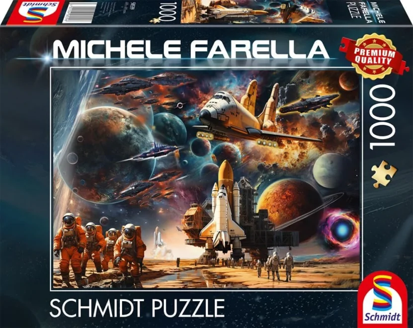 Puzzle Schmidt 1000 dílků Vábení vesmíru, cesty do vzdálených galaxií