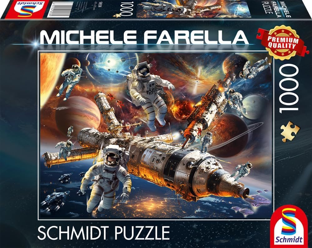 Puzzle Schmidt 1000 dílků Vesmírné kouzlo, stav bez tíže