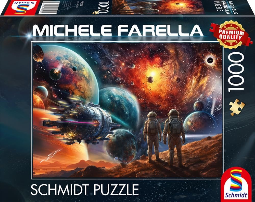 Puzzle Schmidt 1000 dílků Kosmické barvy, cesta do vesmíru