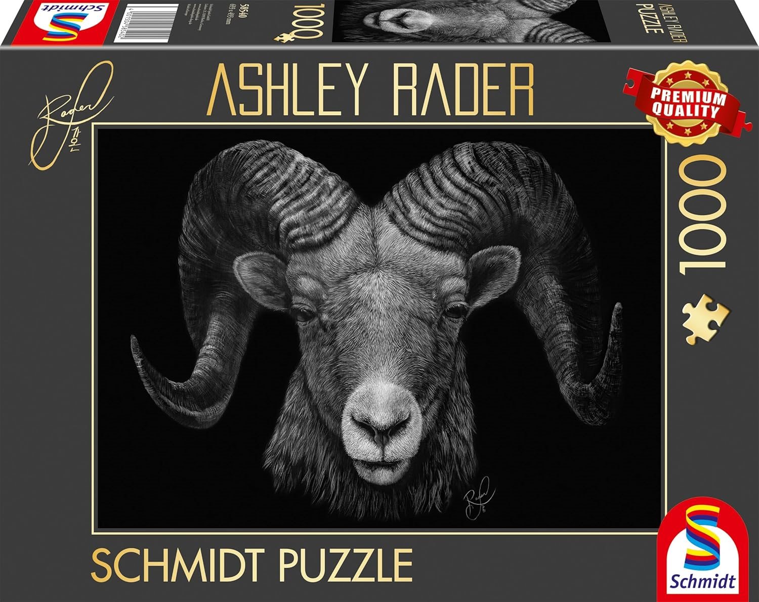 Puzzle Schmidt 1000 dílků Dominance – beran, ztělesnění ohně