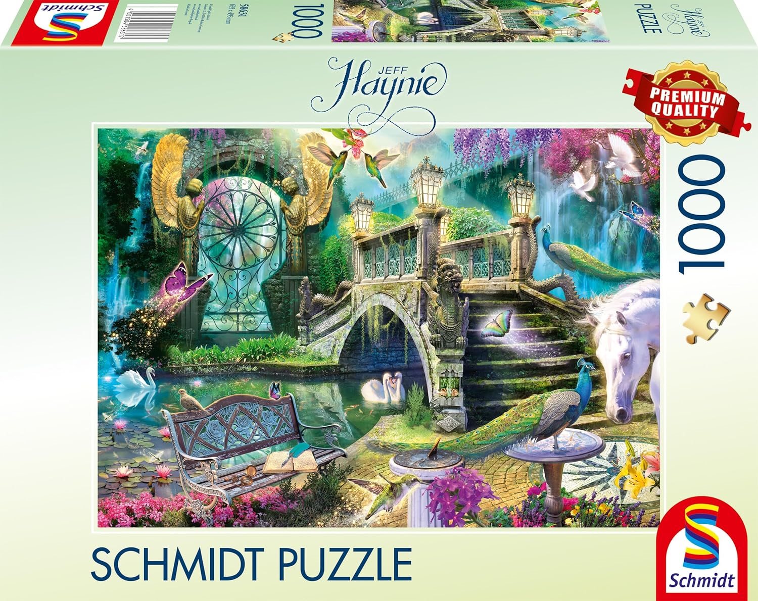 schmidt puzzle utajená zahrada 1000 dílků