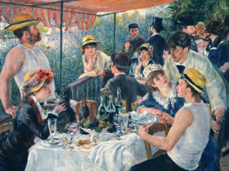 Puzzle Ravensburger 1500 dílků Art Collection: A.Renoir - Snídaně veslařů
